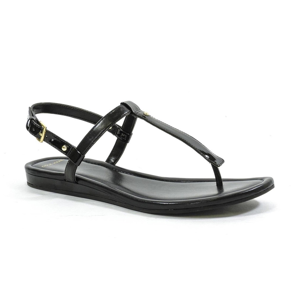 Cole Haan Boardwalk Thong Sandal Black Women's US 7